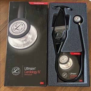Littmann Cardiology IV Stethoscope Black and Silver